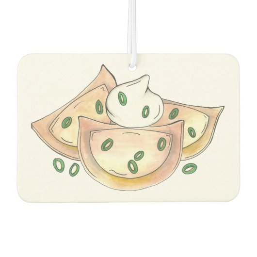 ポーランド料理ピエロギダンピングスロヴァキアのピエロ カーエアーフレッシュナー (正面)