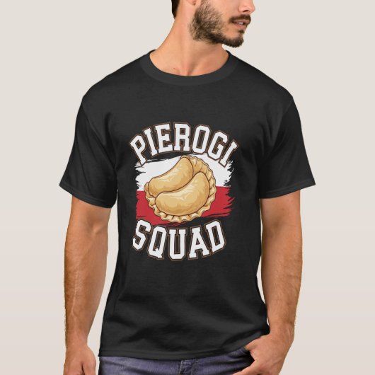 ポーランド料理 ポーランド産 ピエロギ部隊 アパレル Tシャツ (正面)