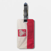 ポーランド旗及びイーグルラゲッジタグ ラゲッジタグ (裏面縦)