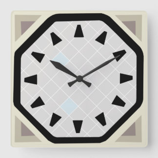 ポーランド月時計 スクエア壁時計