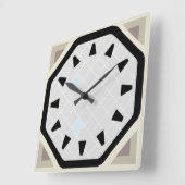 ポーランド月時計 スクエア壁時計 (傾斜)