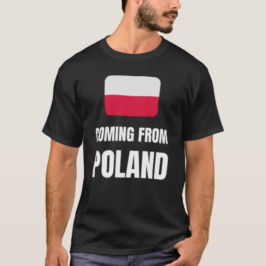 ポーランド来出身の Tシャツ (正面)