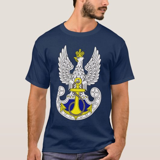 ポーランド海軍 Tシャツ (正面)