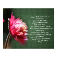 ポーランド父の主の祈りの言葉花の宗教的