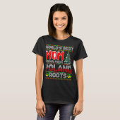 ポーランド生まれの世界で一番のママのクリスマスギフト Tシャツ (正面フル)
