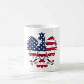 ポーランド系アメリカワシ コーヒーマグカップ (中央)