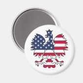 ポーランド系アメリカワシ マグネット (正面/裏面)