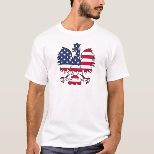ポーランド系アメリカワシ Tシャツ (正面)