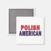 ポーランド系アメリカ人 マグネット (正面/裏面)