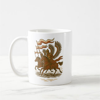 ポーランド翼竜騎兵突撃 コーヒーマグカップ