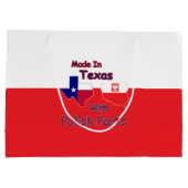 ポーランド製の部品を持つテキサス州製 ラージペーパーバッグ (裏面)