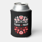 ポーランド誇りを持ったとフラワーポーランドポルスカ 缶クーラー (缶裏面)