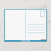 ポーランド誕生日カード ポストカード (裏面)