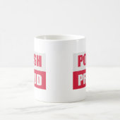 ポーランド語および誇りを持った コーヒーマグカップ (中央)