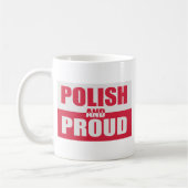 ポーランド語および誇りを持った コーヒーマグカップ (左)