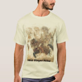 ポーランド語によって飛ぶユサール Tシャツ (正面)