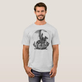 ポーランド語によって飛ぶユサール Tシャツ (正面フル)