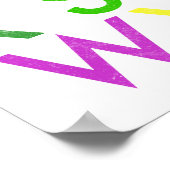 ポーランド語のアルファベット ポスター (角)