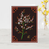 ポーランド語のハッピーバースデー カード (黄色い花)