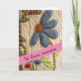 ポーランド語の名刺のイミニアニーグリーティングカード シーズンカード