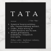 ポーランド語パパギフト – TATA定義 ワインラベル (シングルラベル)