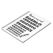 ポーランド語ポーランドギフト ノートブック (左側)