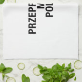 ポーランド語 キッチンタオル (折り畳み)