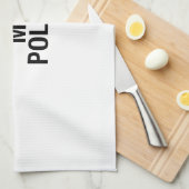 ポーランド語 キッチンタオル (四つ折り)