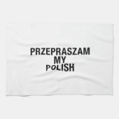 ポーランド語 キッチンタオル (横)