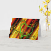 ポーランド語 - 愛してる カード (黄色い花)