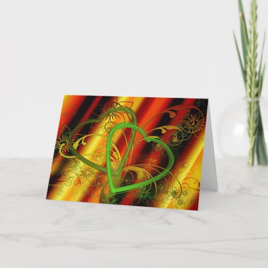 ポーランド語 - 愛してる カード (正面)