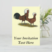 ポーランド語：白い紋付き赤 招待状 (スタンド正面)