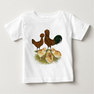 ポーランド語:赤系 ベビーTシャツ