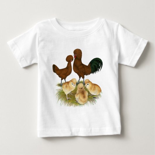 ポーランド語：赤系 ベビーTシャツ (正面)