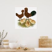 ポーランド語：赤系 ポスター (キッチン)