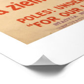 ポーランド語WWIポスター ポスター (角)