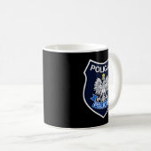 ポーランド警察警察 コーヒーマグカップ (正面右)