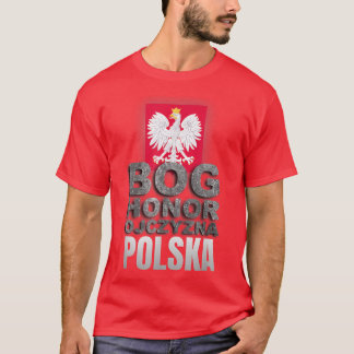 ポーランド軍部のTコートポルスカ神の敬老の祖国 Tシャツ