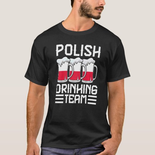 ポーランド酒チーム Tシャツ (正面)