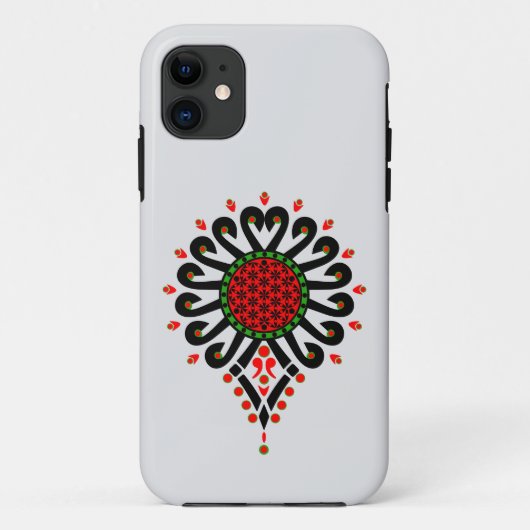 ポーランド高地のフォークパターンのiPhone / iPadケース Case-Mate iPhoneケース (裏面)