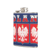 ポーランド・イーグル国旗の盾 フラスク (左)
