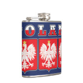 ポーランド・イーグル国旗の盾 フラスク (右)