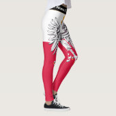 ポーランド&イーグル，ポーランド国旗のファッション旅行/スポーツ レギンス (右)