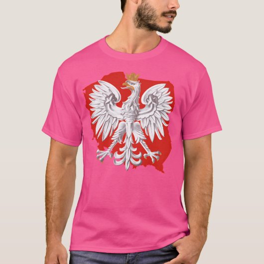ポーランド・イーグル・ポーランド概要 Tシャツ (正面)