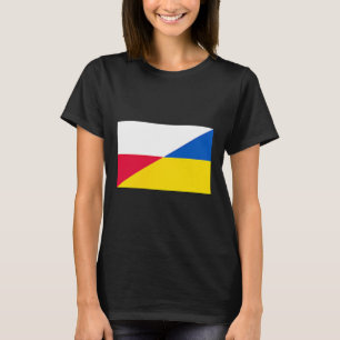 ポーランド ウクライナ 旗 サポート 友好 隣国 1 Tシャツ