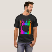 ポーランド カラフル バブルス Tシャツ (正面フル)