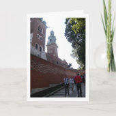 ポーランド、クラクフの通り カード (正面)