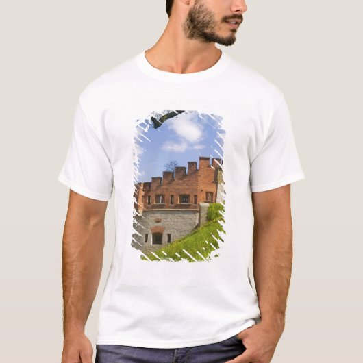ポーランド クラクフ ヴァヴェル城 Tシャツ (正面)