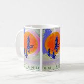 ポーランド コーヒーマグカップ (正面左)
