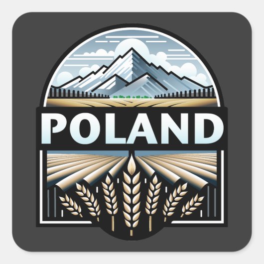 ポーランド スクエアシール (正面)